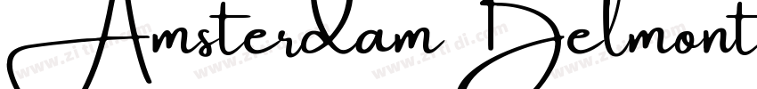 Amsterdam Belmonteri字体转换